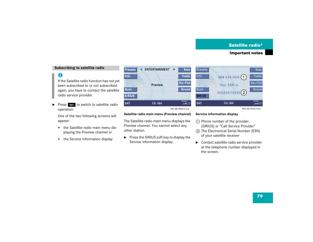 Mercedes-Benz CL-Class 2005 COMAND Manual User Manual | Page 81 / 227