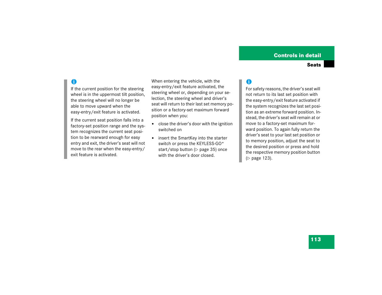Mercedes-Benz CL-Class 2005 Owners Manual User Manual | Page 115 / 458