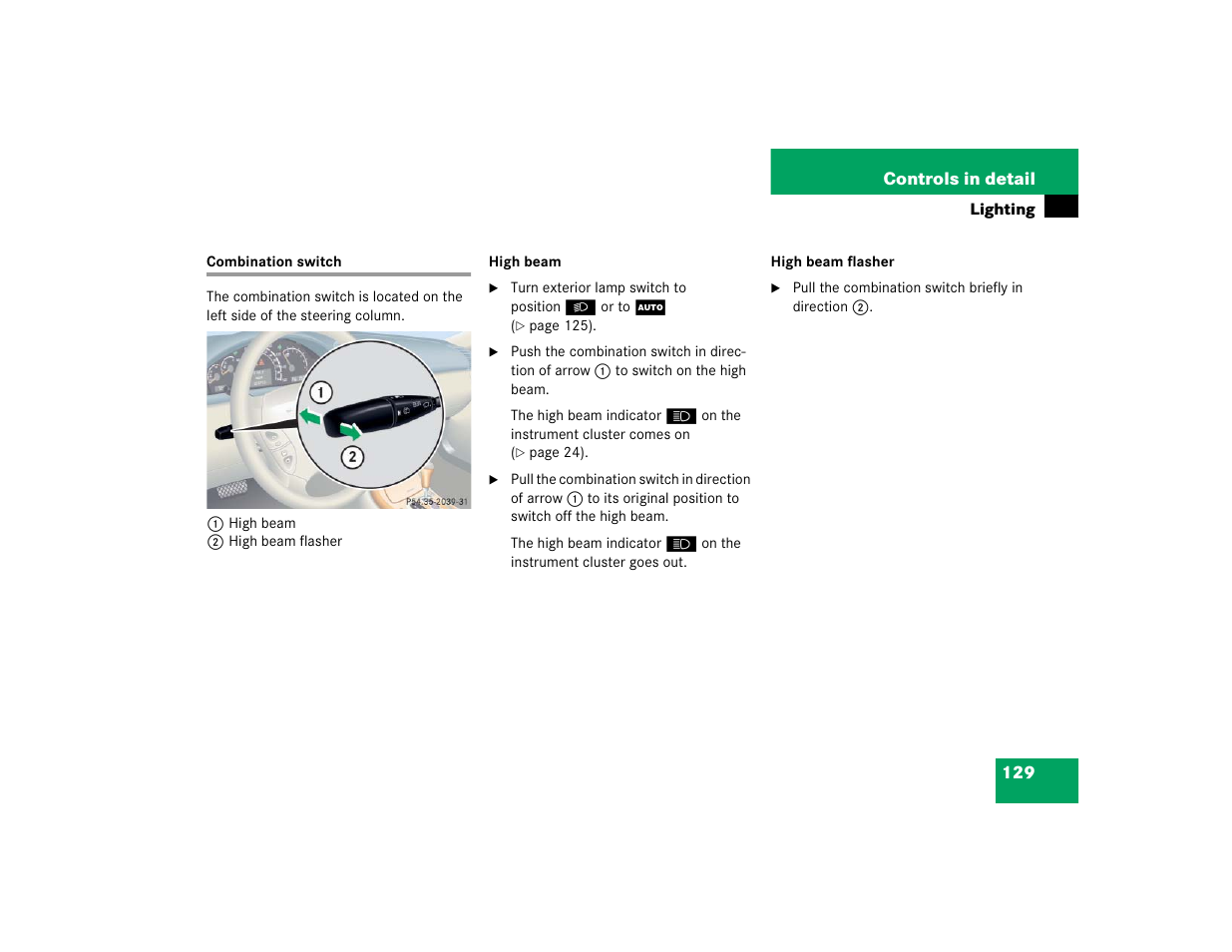 Mercedes-Benz CL-Class 2005 Owners Manual User Manual | Page 131 / 458