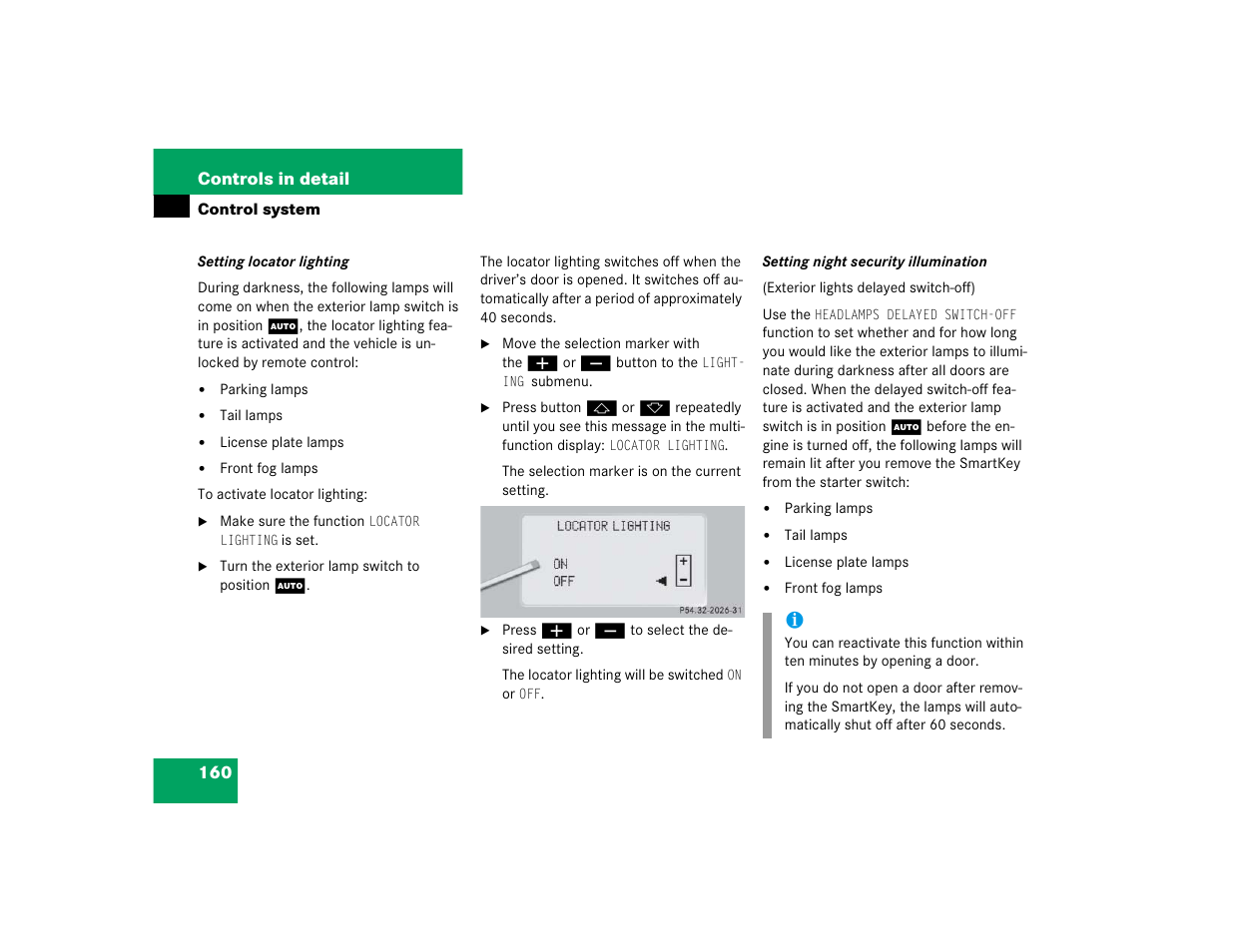 Mercedes-Benz CL-Class 2005 Owners Manual User Manual | Page 162 / 458