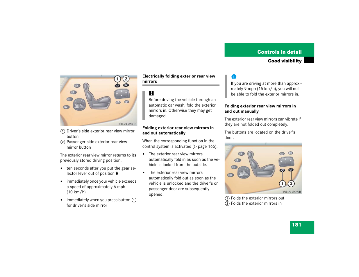 Mercedes-Benz CL-Class 2005 Owners Manual User Manual | Page 183 / 458