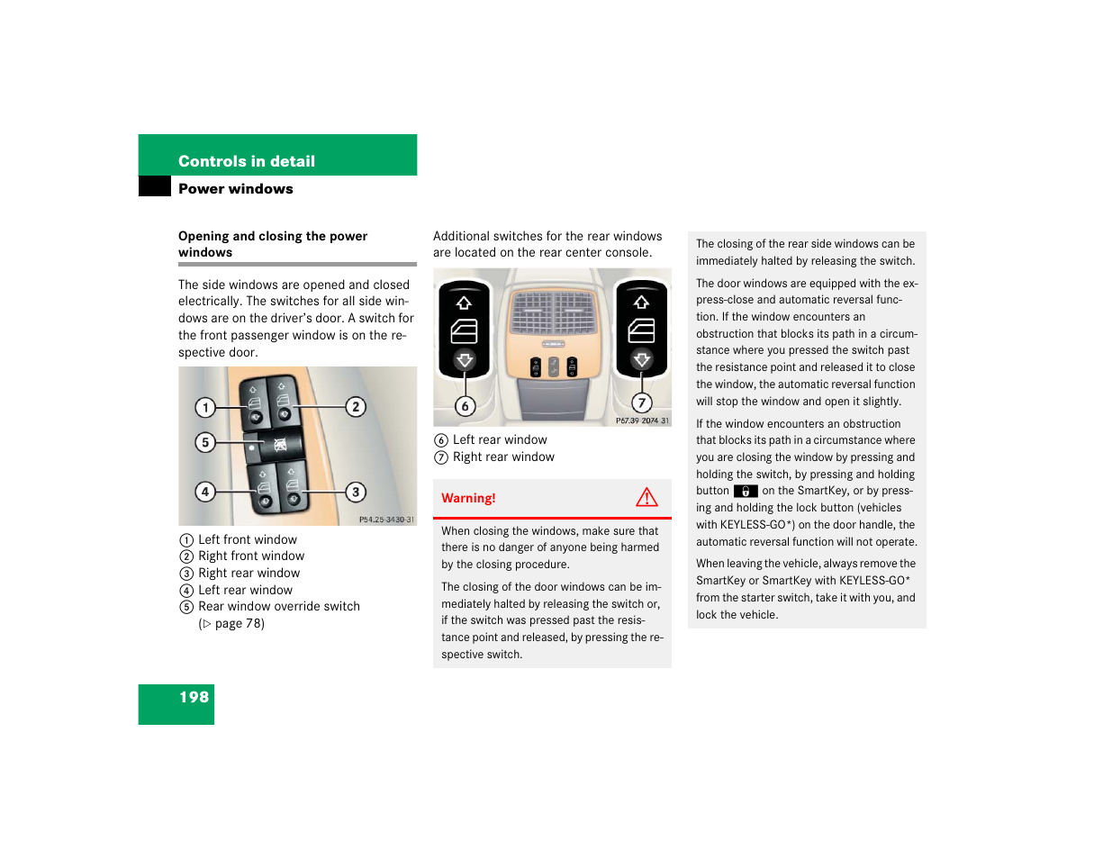 Mercedes-Benz CL-Class 2005 Owners Manual User Manual | Page 200 / 458