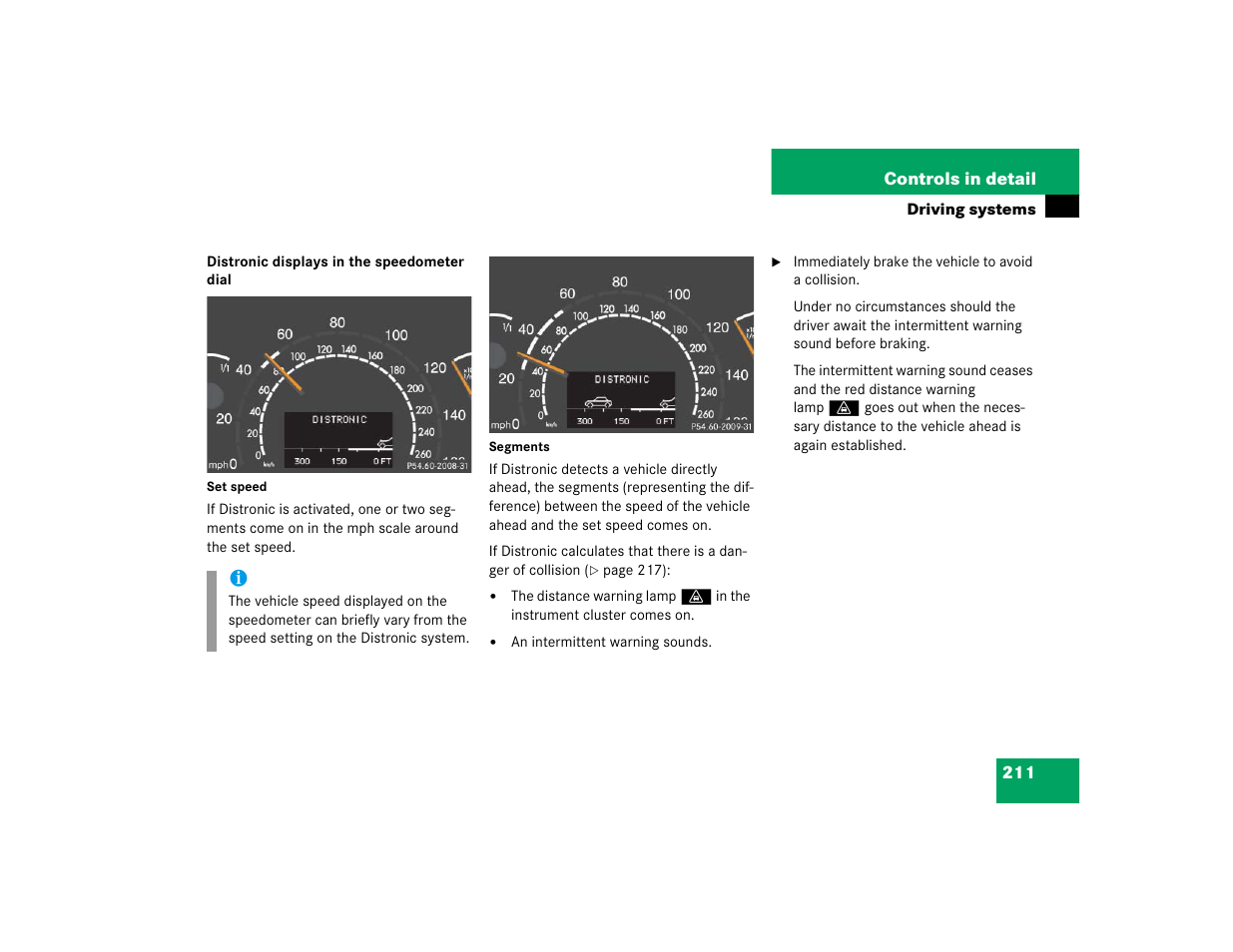 Mercedes-Benz CL-Class 2005 Owners Manual User Manual | Page 213 / 458