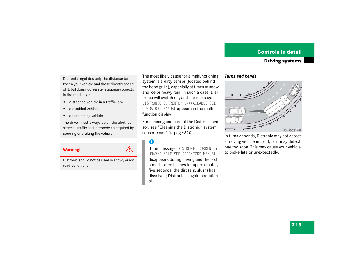 Mercedes-Benz CL-Class 2005 Owners Manual User Manual | Page 221 / 458