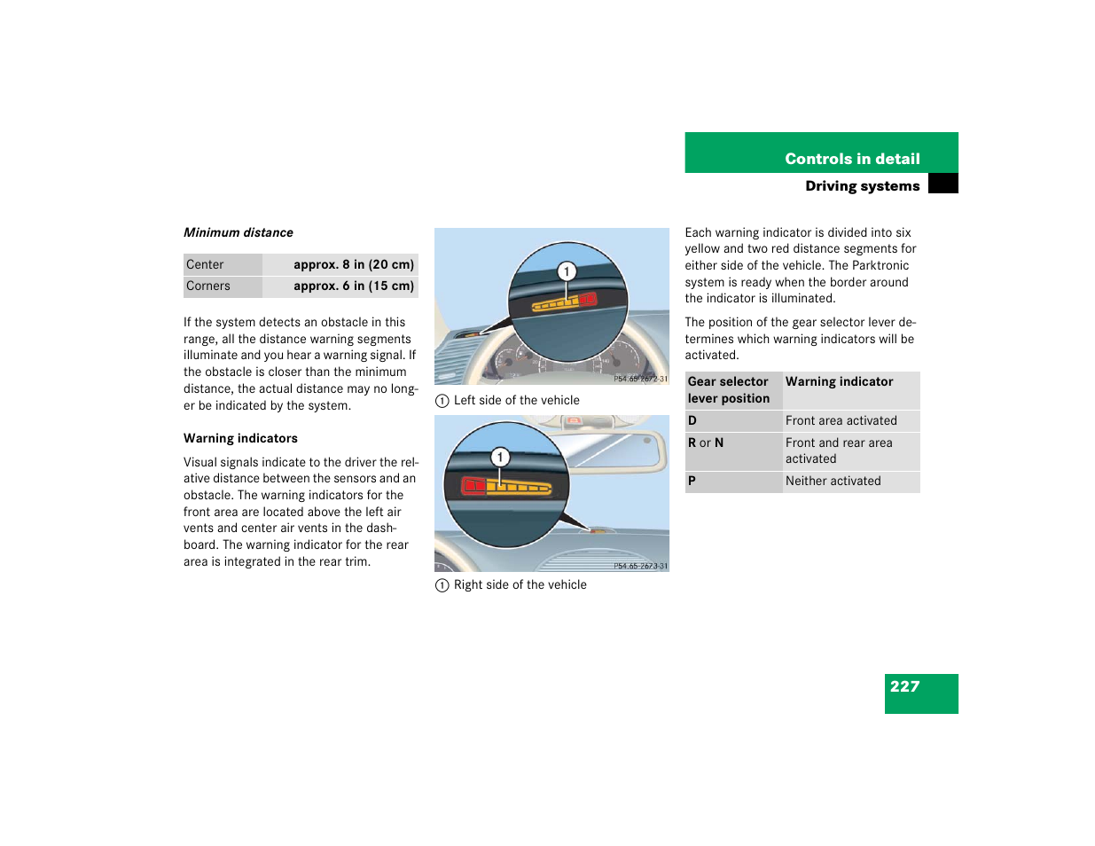 Mercedes-Benz CL-Class 2005 Owners Manual User Manual | Page 229 / 458
