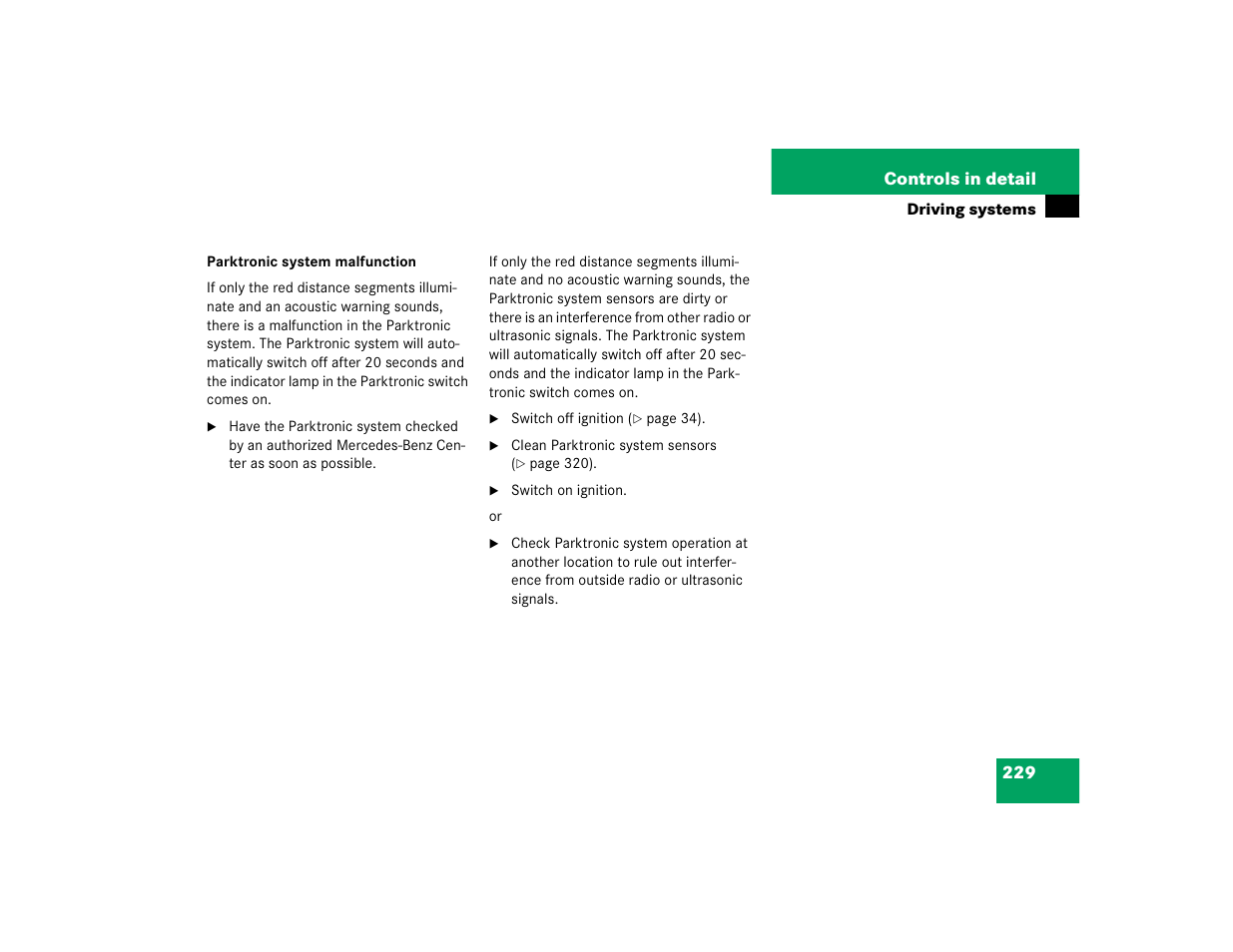 Mercedes-Benz CL-Class 2005 Owners Manual User Manual | Page 231 / 458