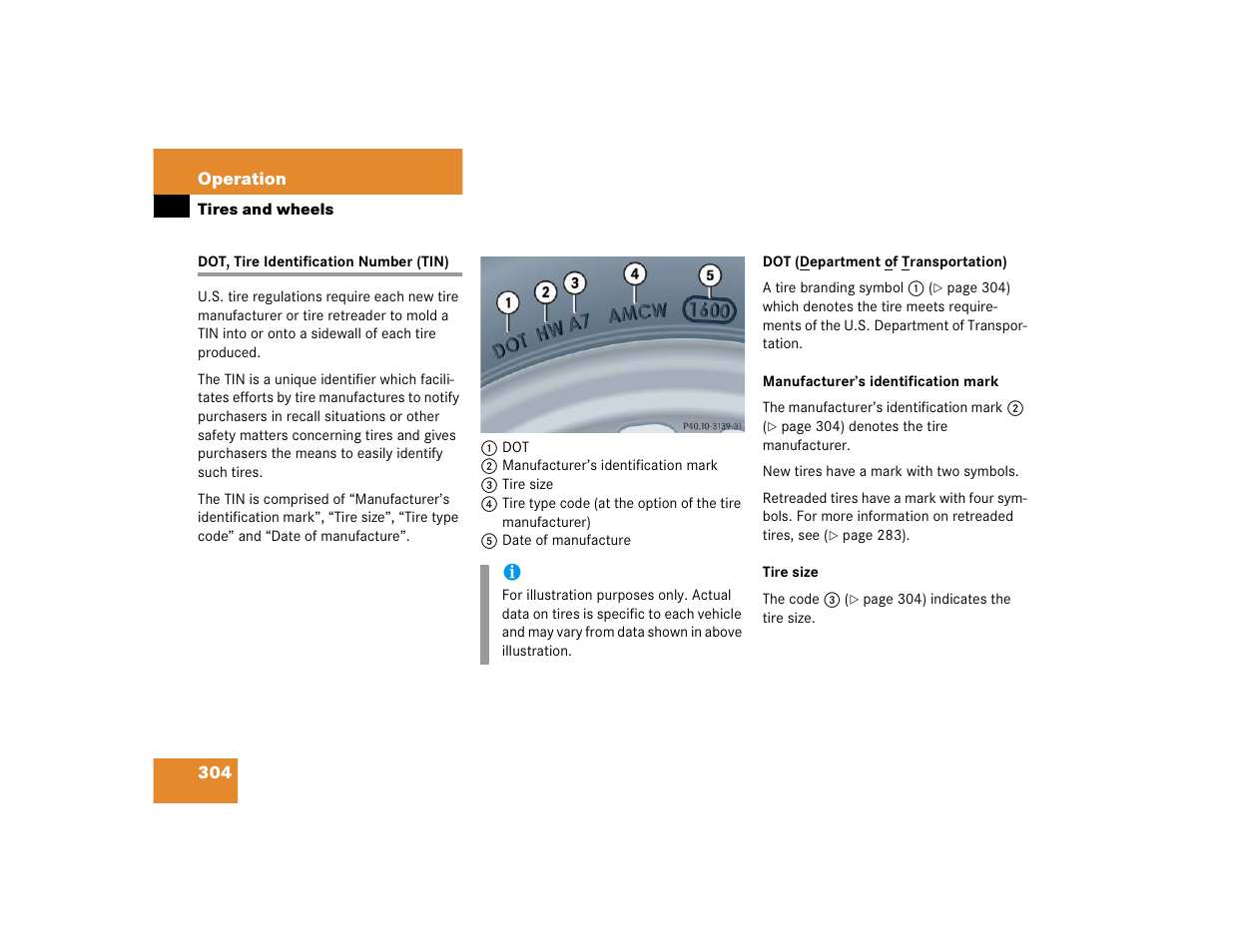 Mercedes-Benz CL-Class 2005 Owners Manual User Manual | Page 306 / 458