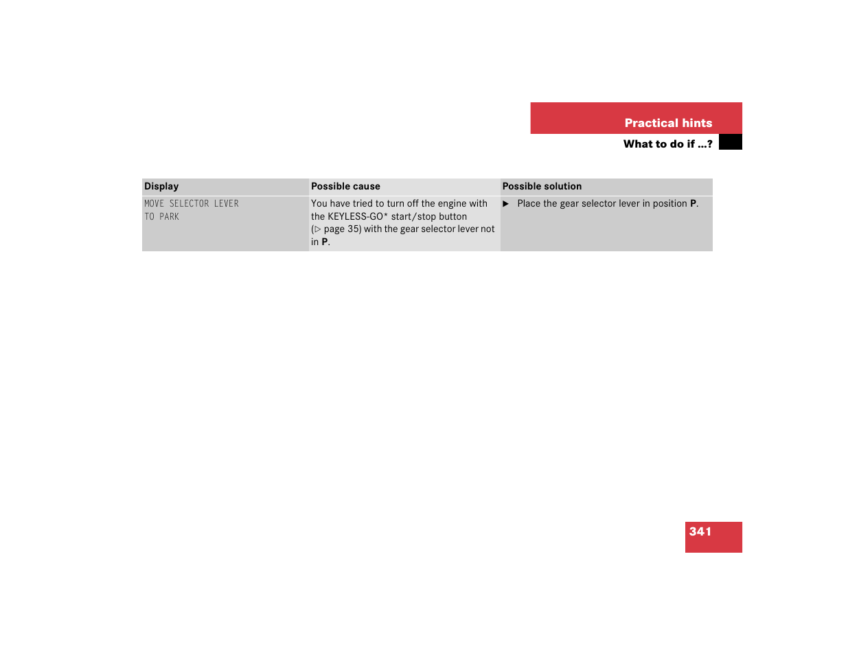 Mercedes-Benz CL-Class 2005 Owners Manual User Manual | Page 343 / 458