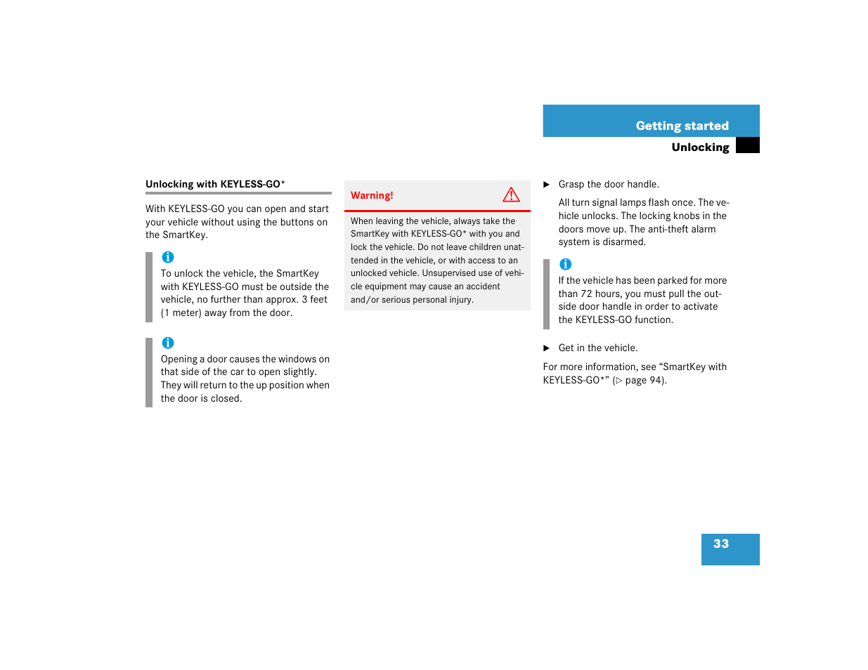 Mercedes-Benz CL-Class 2005 Owners Manual User Manual | Page 35 / 458