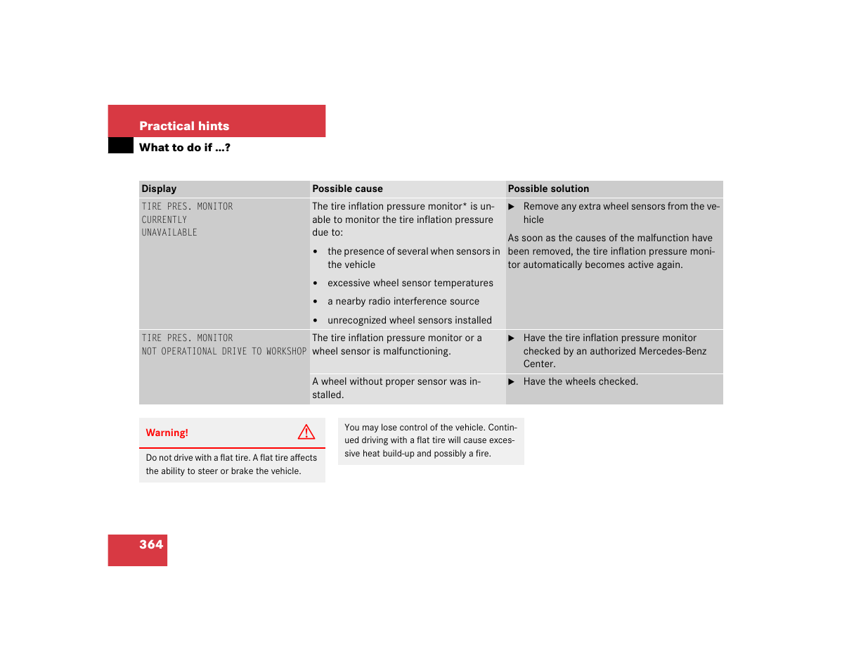 Mercedes-Benz CL-Class 2005 Owners Manual User Manual | Page 366 / 458