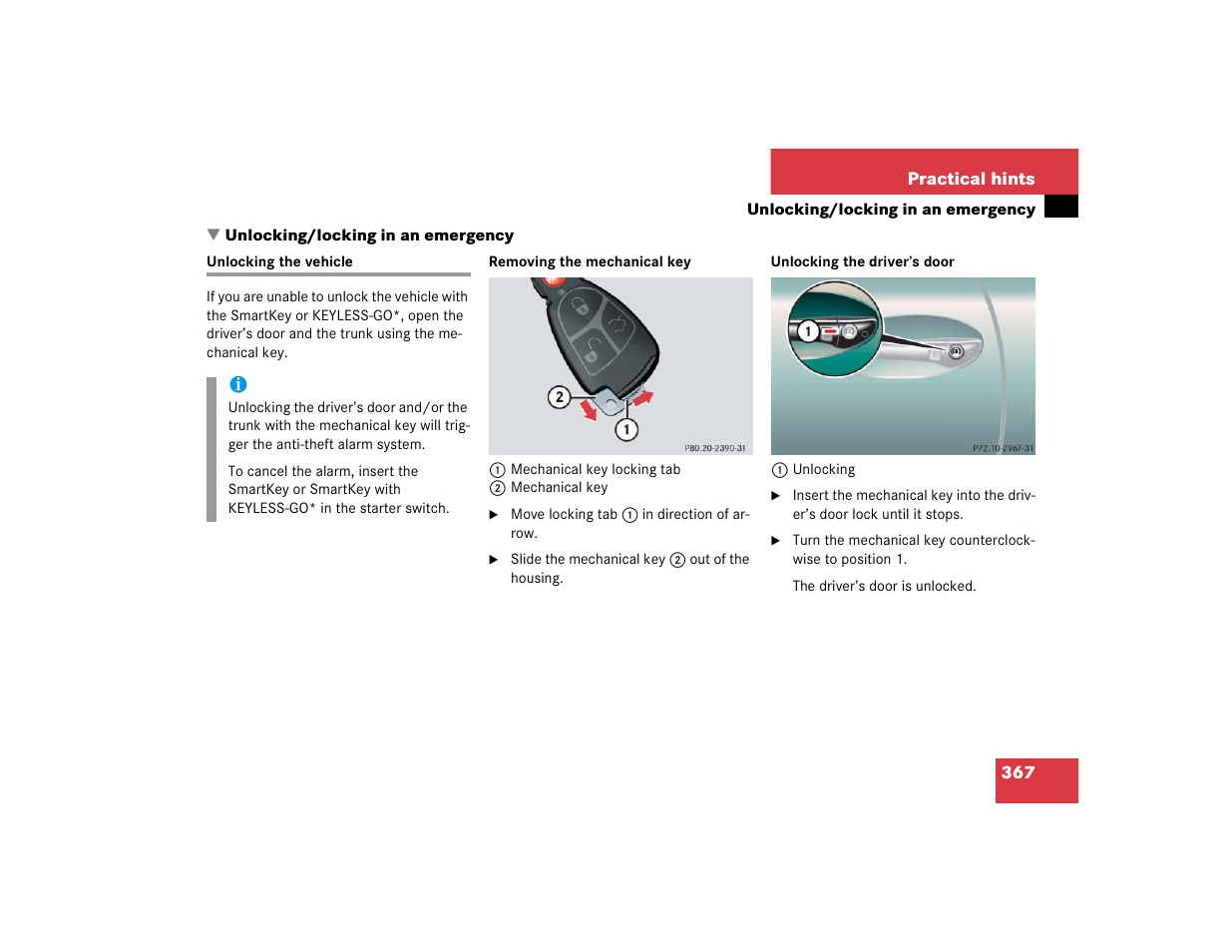 Mercedes-Benz CL-Class 2005 Owners Manual User Manual | Page 369 / 458