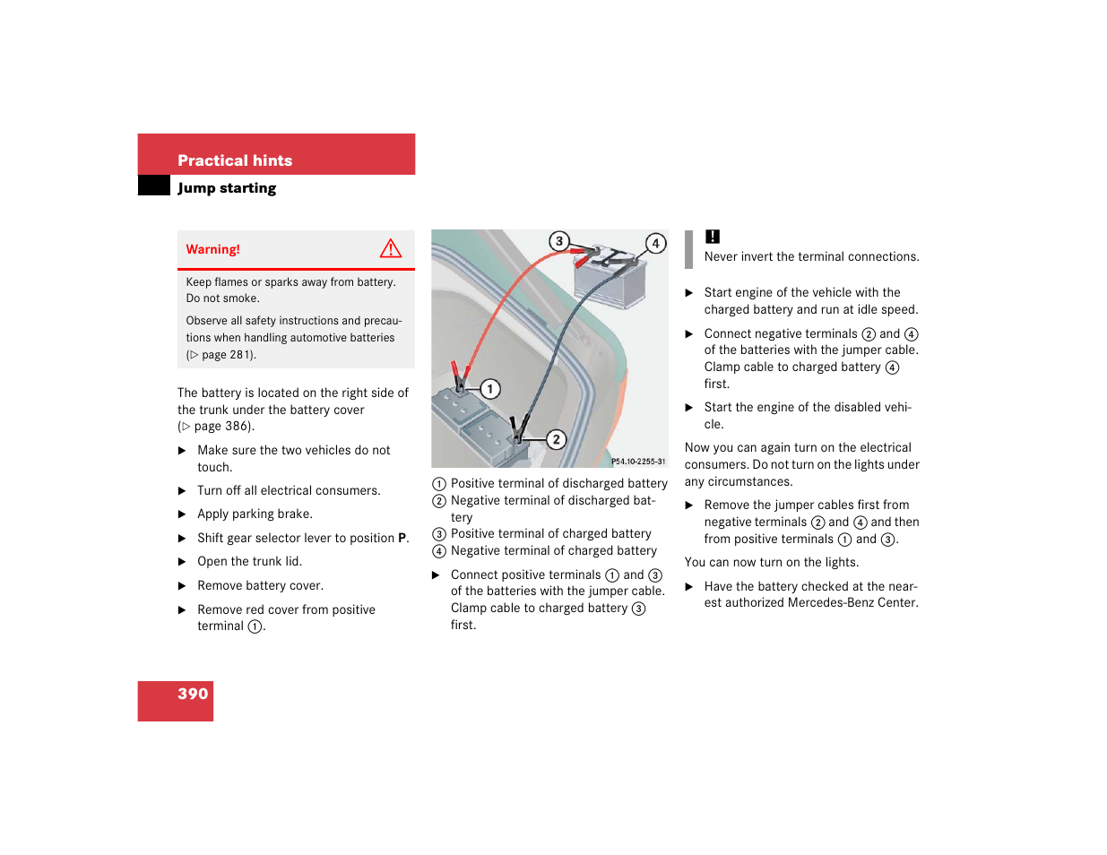 Mercedes-Benz CL-Class 2005 Owners Manual User Manual | Page 392 / 458