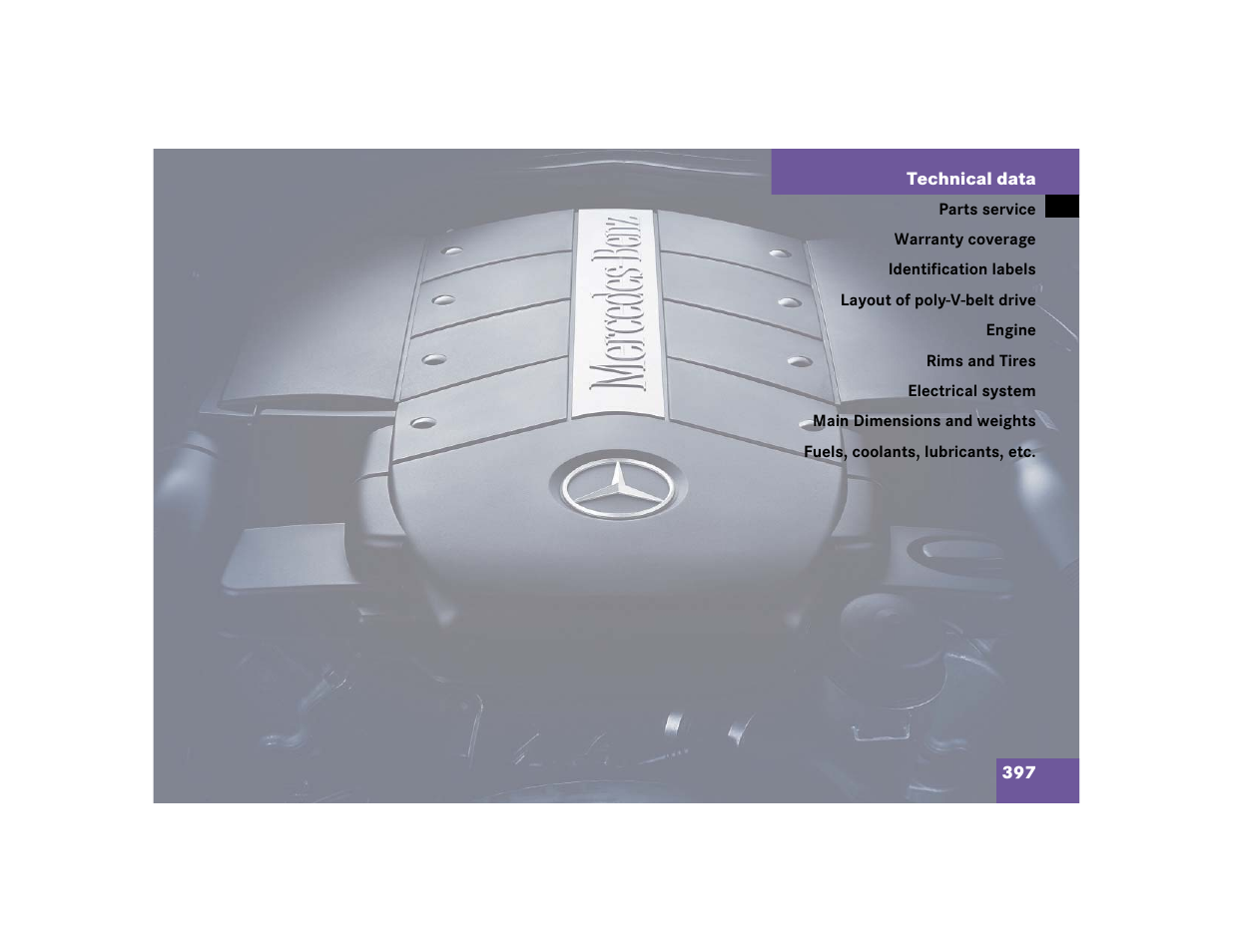 Mercedes-Benz CL-Class 2005 Owners Manual User Manual | Page 399 / 458