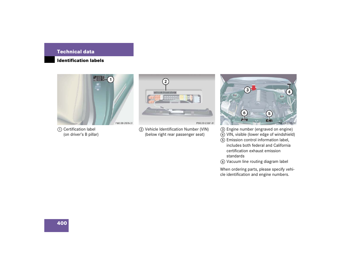 Mercedes-Benz CL-Class 2005 Owners Manual User Manual | Page 402 / 458
