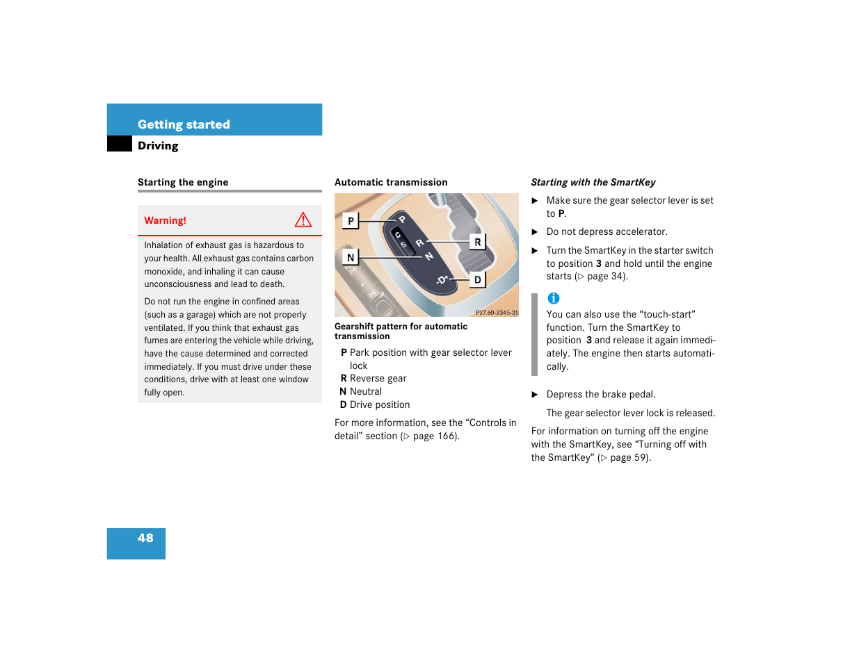 Mercedes-Benz CL-Class 2005 Owners Manual User Manual | Page 50 / 458