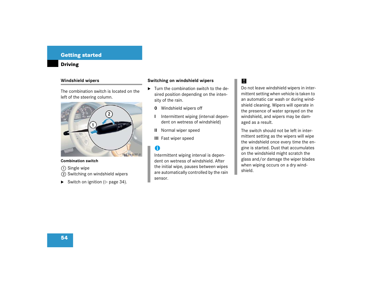 Mercedes-Benz CL-Class 2005 Owners Manual User Manual | Page 56 / 458