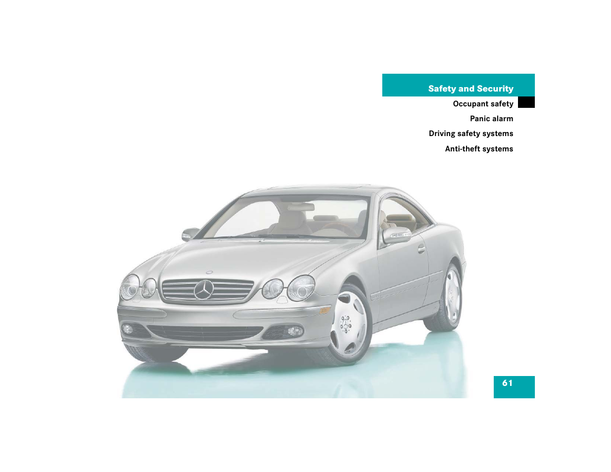 Mercedes-Benz CL-Class 2005 Owners Manual User Manual | Page 63 / 458