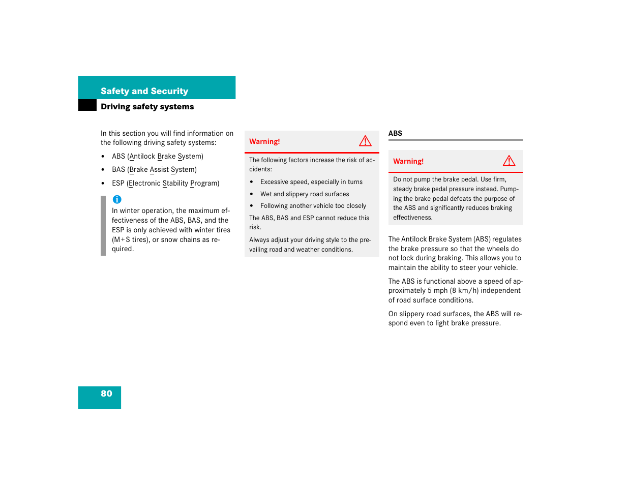 Mercedes-Benz CL-Class 2005 Owners Manual User Manual | Page 82 / 458