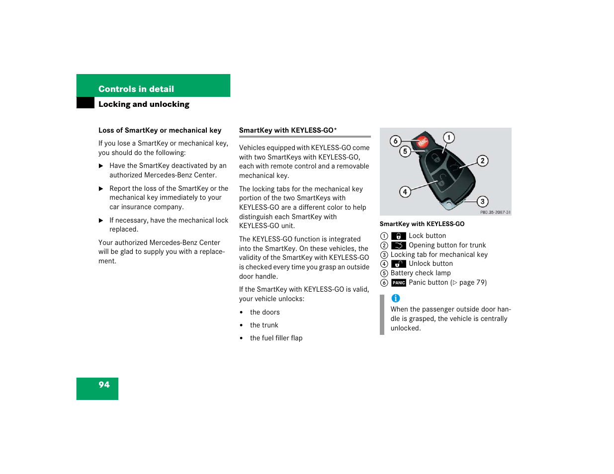 Mercedes-Benz CL-Class 2005 Owners Manual User Manual | Page 96 / 458