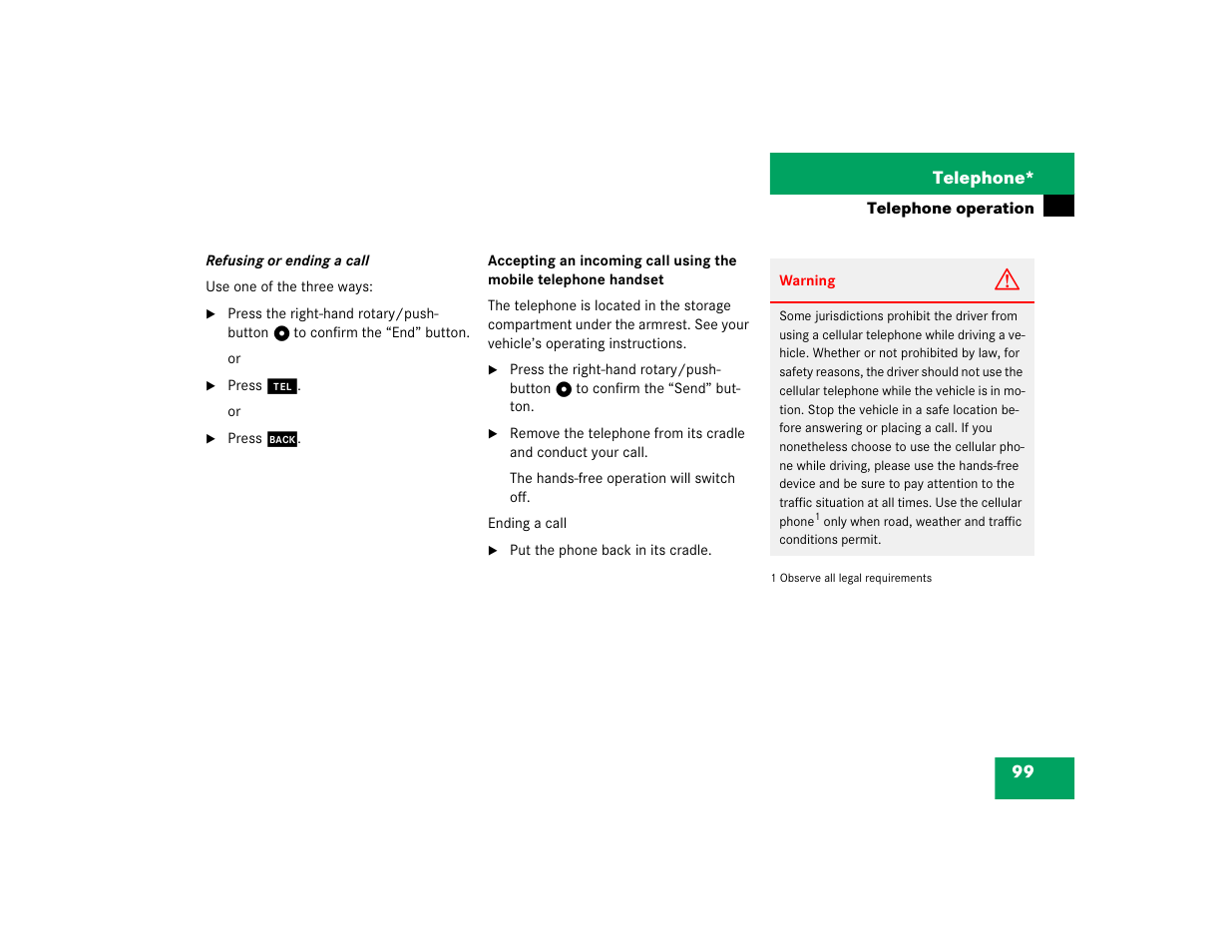 Mercedes-Benz G-Class 2005 COMAND Manual User Manual | Page 106 / 243