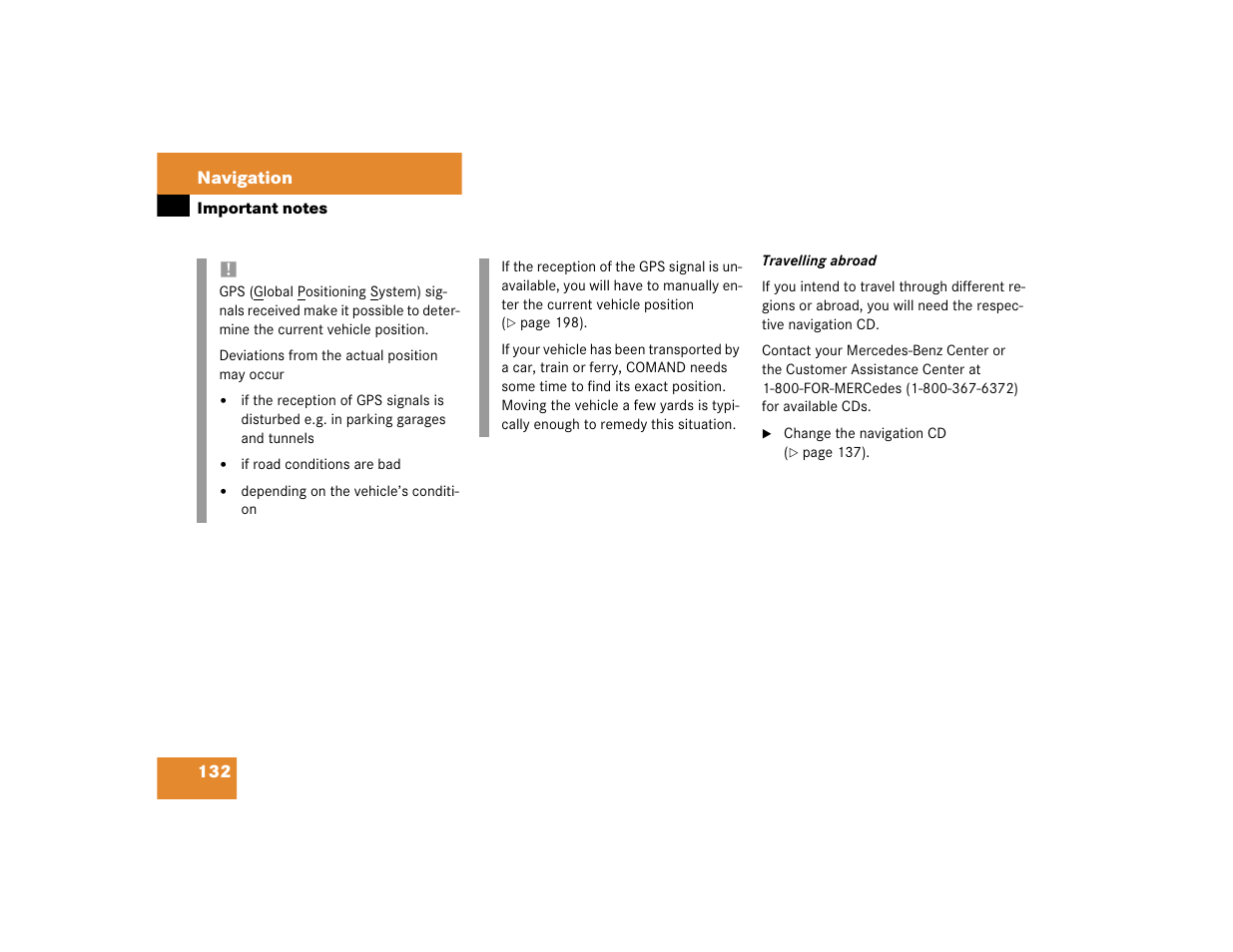 Mercedes-Benz G-Class 2005 COMAND Manual User Manual | Page 139 / 243