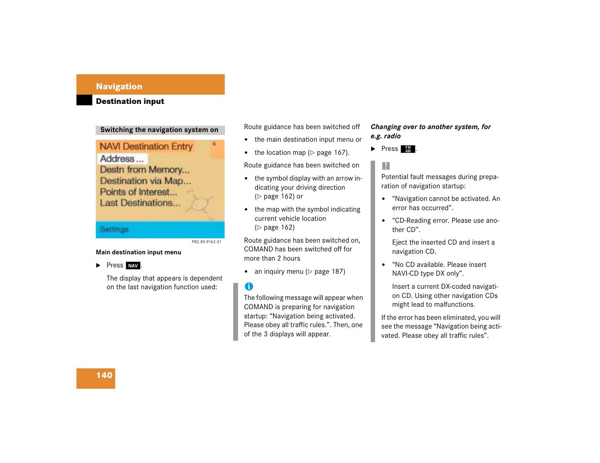 Mercedes-Benz G-Class 2005 COMAND Manual User Manual | Page 147 / 243