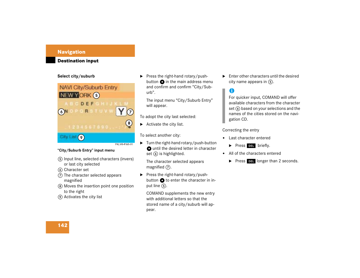 Mercedes-Benz G-Class 2005 COMAND Manual User Manual | Page 149 / 243