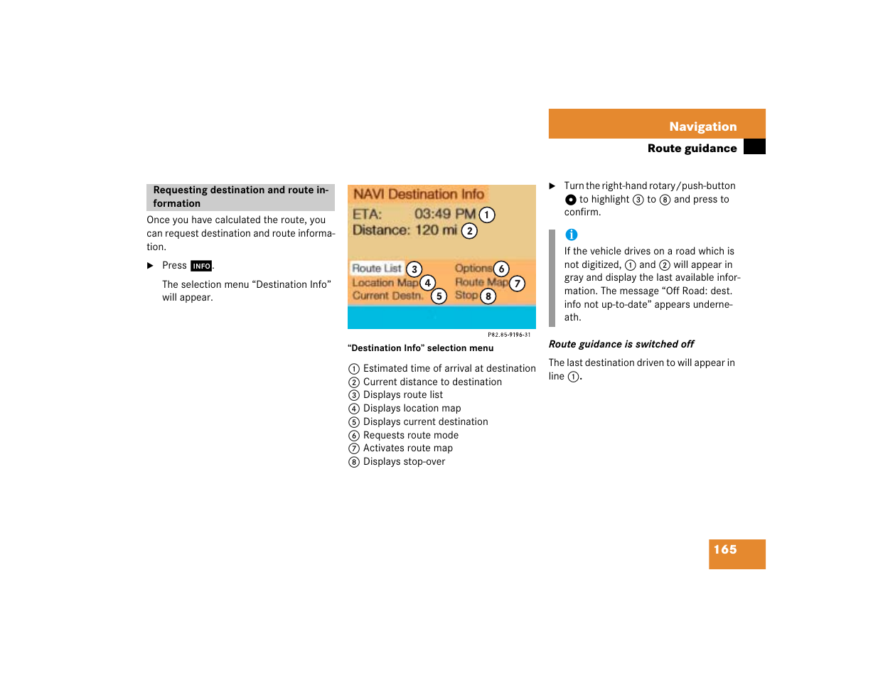 Mercedes-Benz G-Class 2005 COMAND Manual User Manual | Page 172 / 243