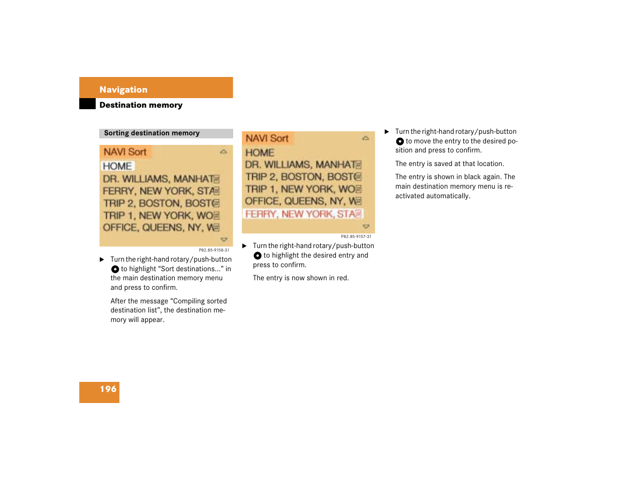 Mercedes-Benz G-Class 2005 COMAND Manual User Manual | Page 203 / 243