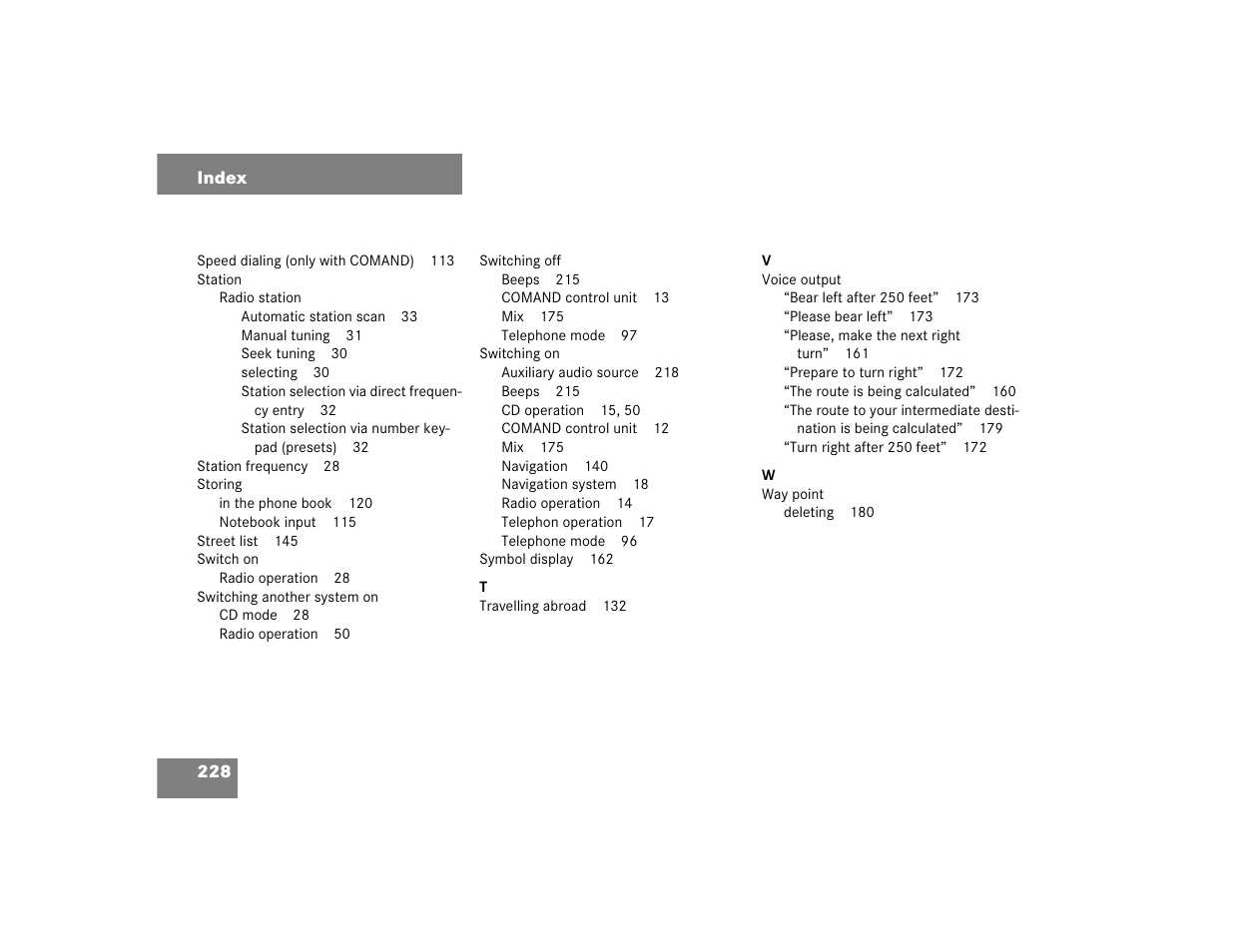 Mercedes-Benz G-Class 2005 COMAND Manual User Manual | Page 235 / 243