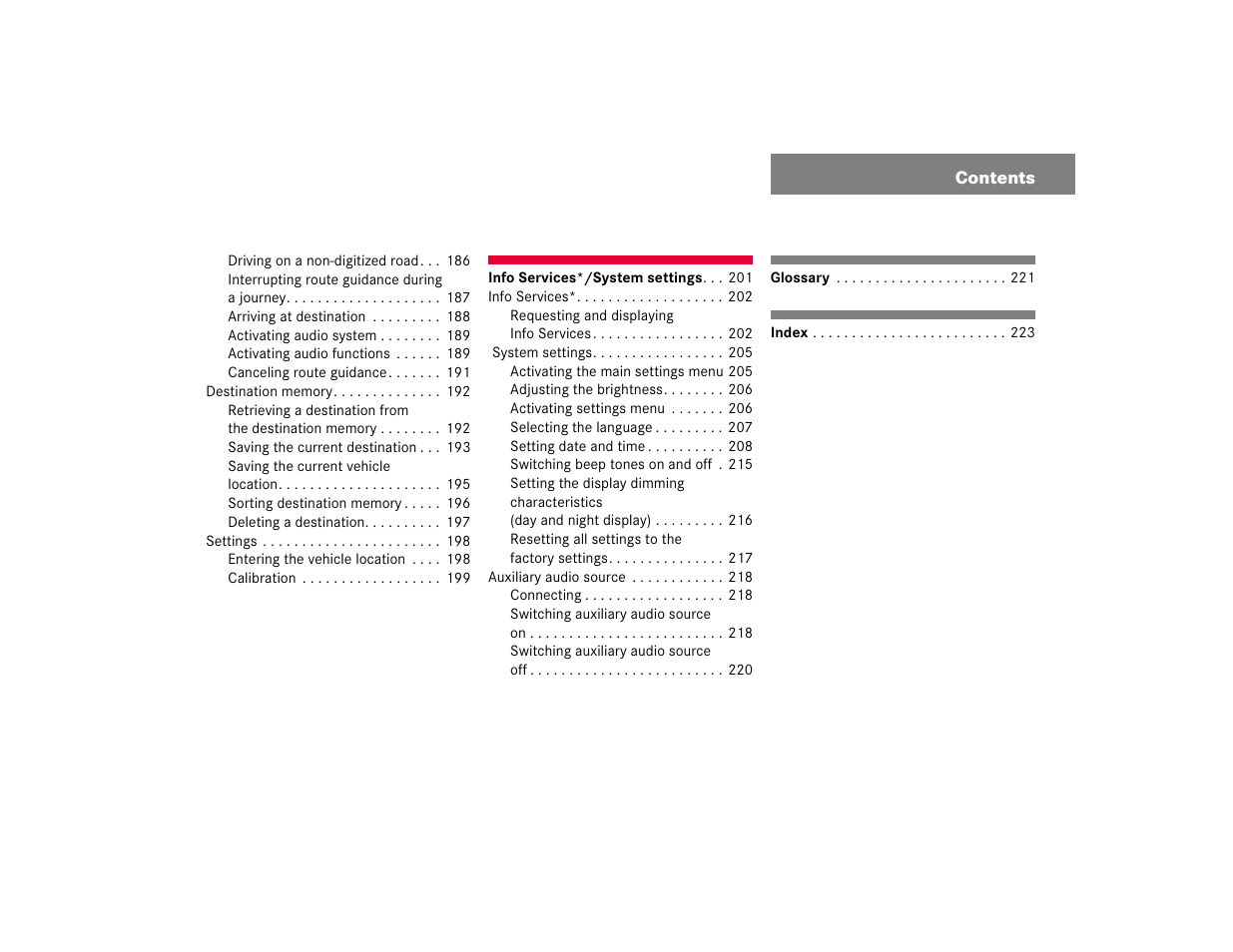 Mercedes-Benz G-Class 2005 COMAND Manual User Manual | Page 6 / 243