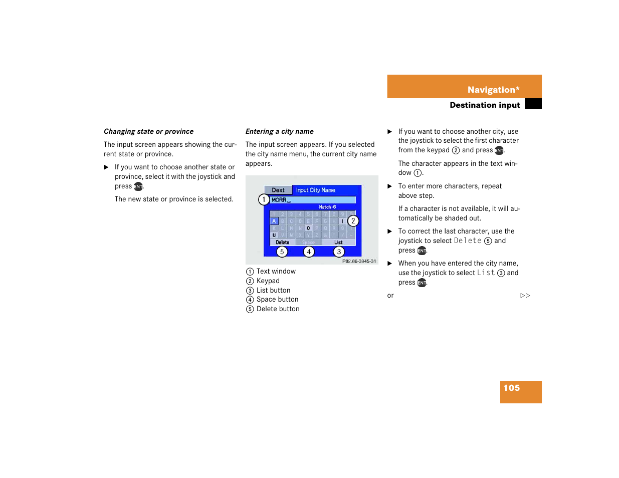 Mercedes-Benz M-Class 2005 COMAND Manual User Manual | Page 108 / 173