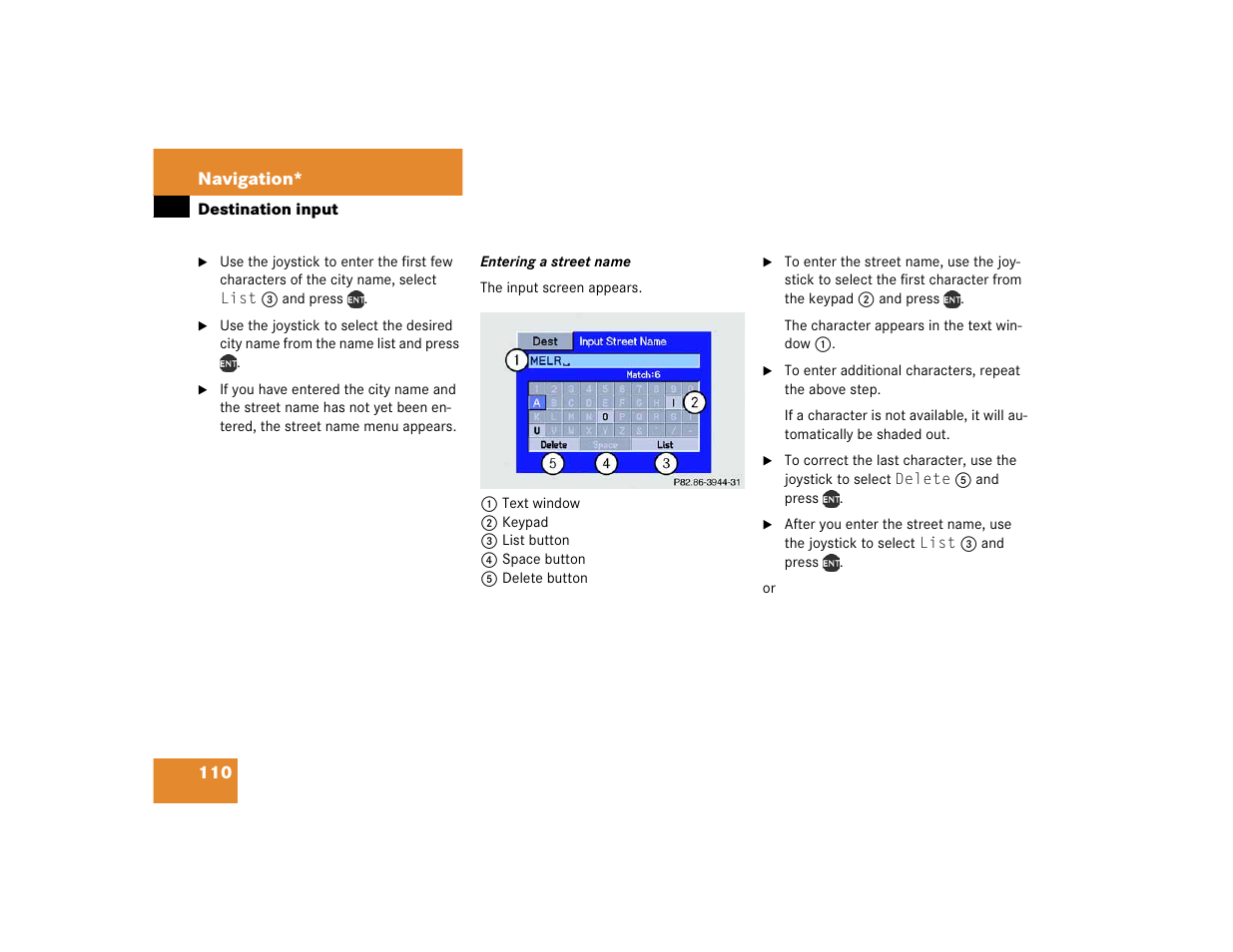 Mercedes-Benz M-Class 2005 COMAND Manual User Manual | Page 113 / 173