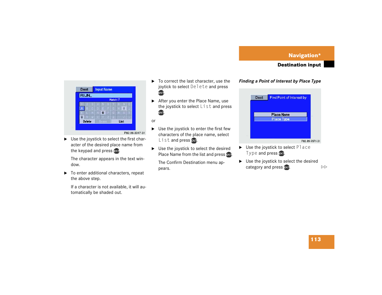 Mercedes-Benz M-Class 2005 COMAND Manual User Manual | Page 116 / 173