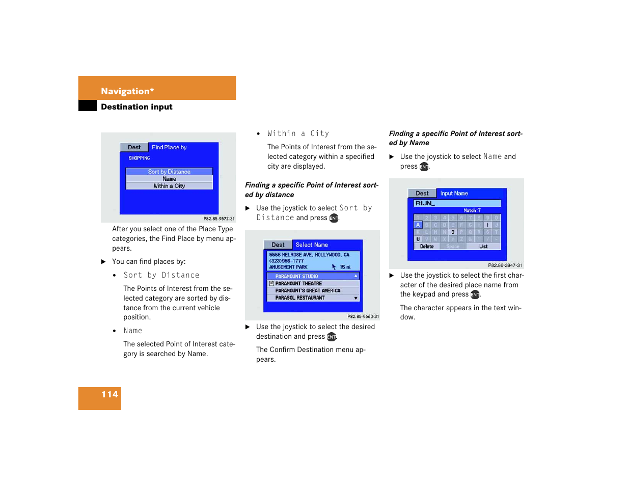 Mercedes-Benz M-Class 2005 COMAND Manual User Manual | Page 117 / 173