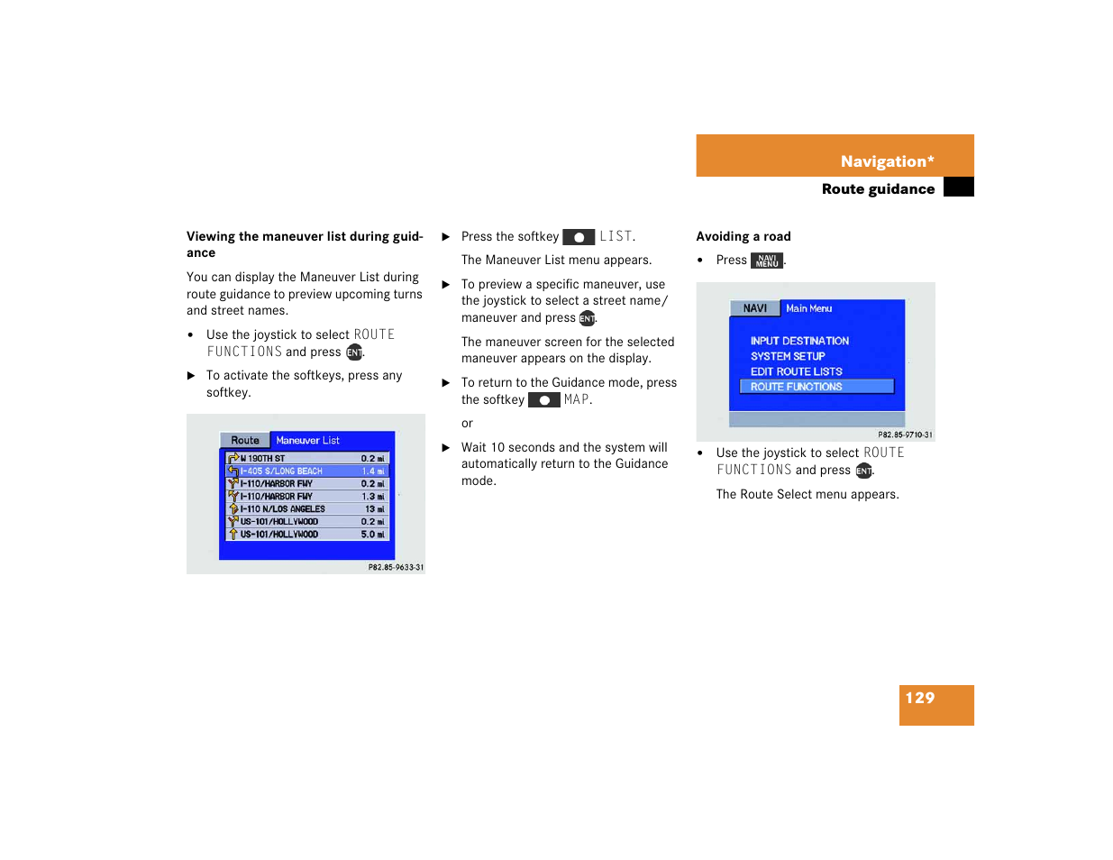 Mercedes-Benz M-Class 2005 COMAND Manual User Manual | Page 132 / 173