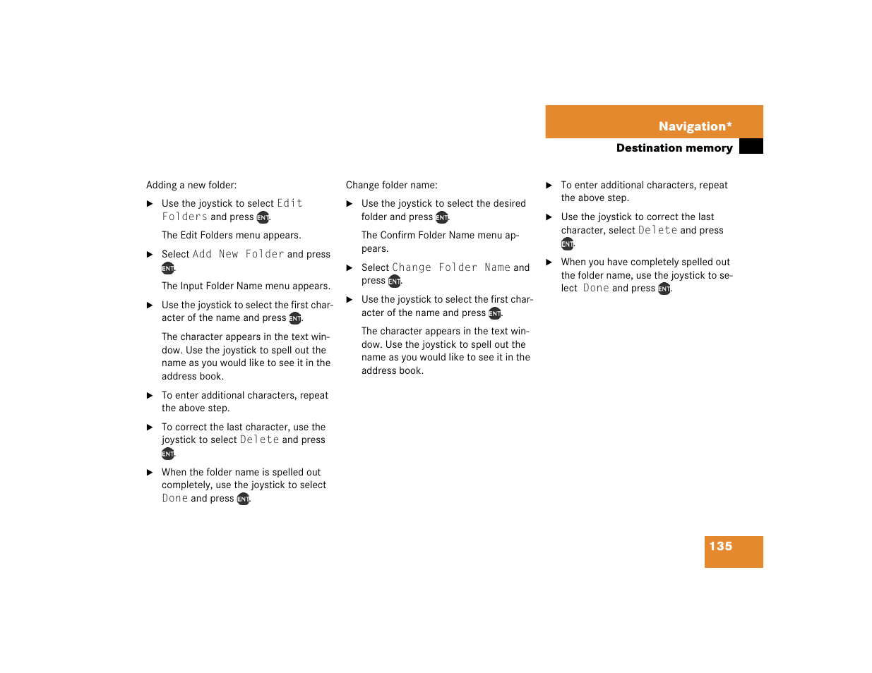 Mercedes-Benz M-Class 2005 COMAND Manual User Manual | Page 138 / 173