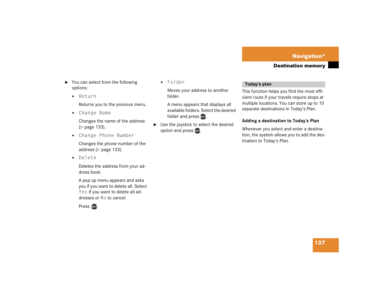 Mercedes-Benz M-Class 2005 COMAND Manual User Manual | Page 140 / 173