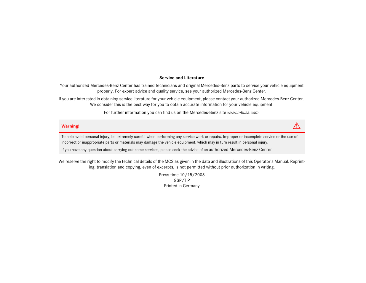 Mercedes-Benz M-Class 2005 COMAND Manual User Manual | Page 172 / 173