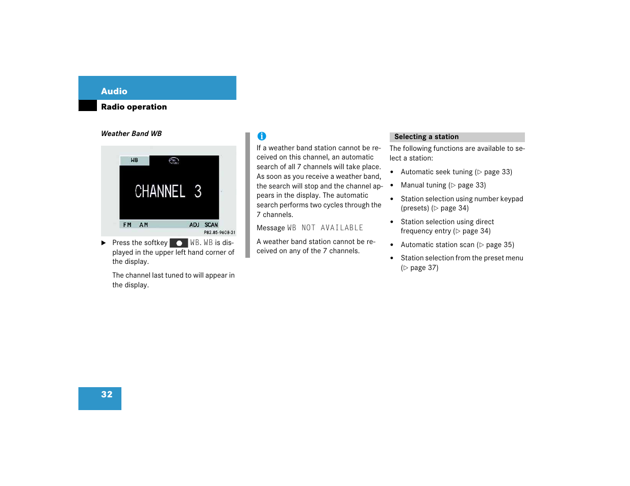 Mercedes-Benz M-Class 2005 COMAND Manual User Manual | Page 35 / 173