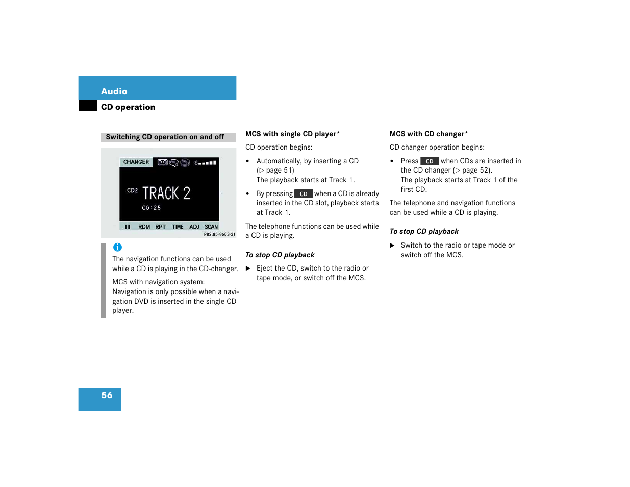 Mercedes-Benz M-Class 2005 COMAND Manual User Manual | Page 59 / 173
