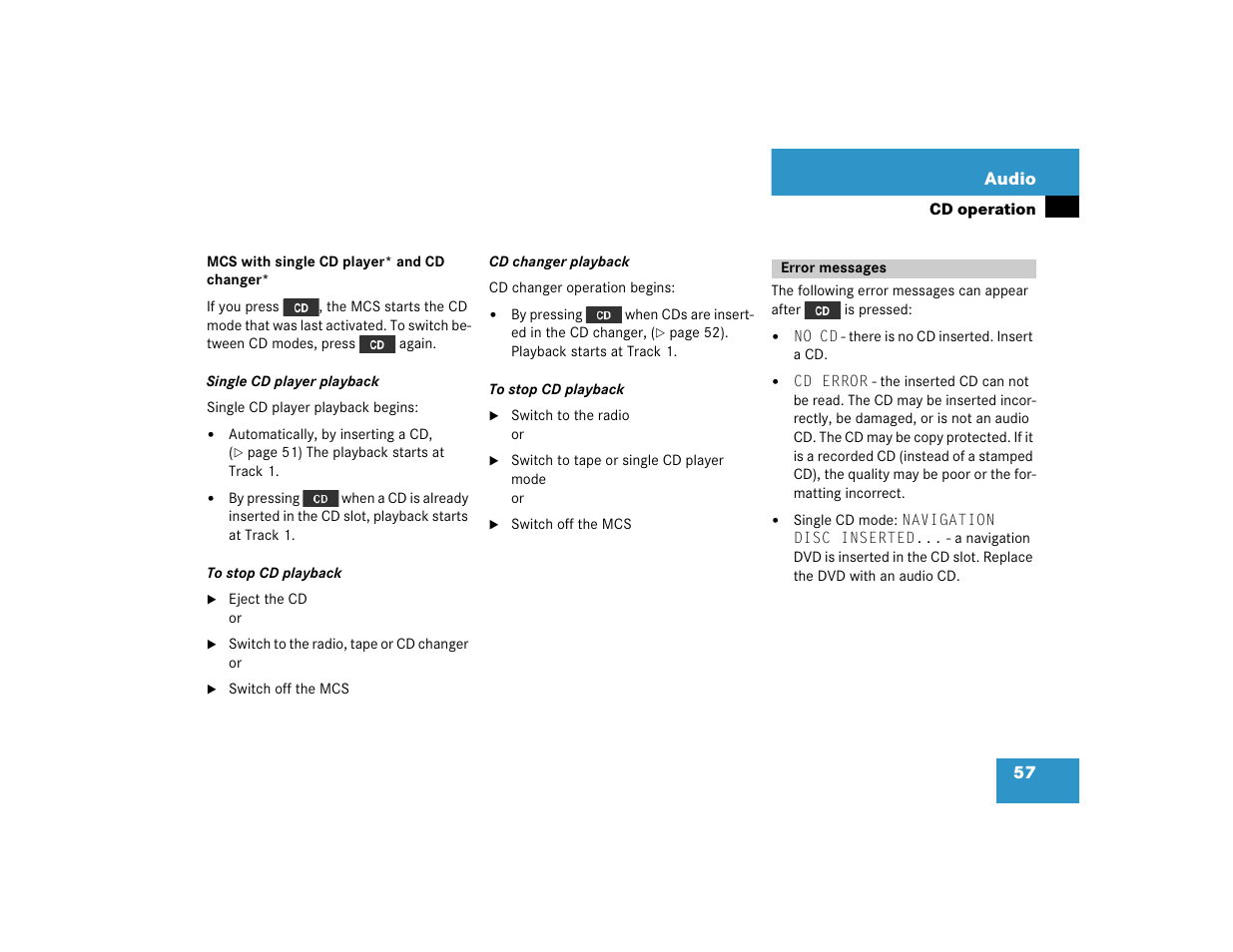 Mercedes-Benz M-Class 2005 COMAND Manual User Manual | Page 60 / 173