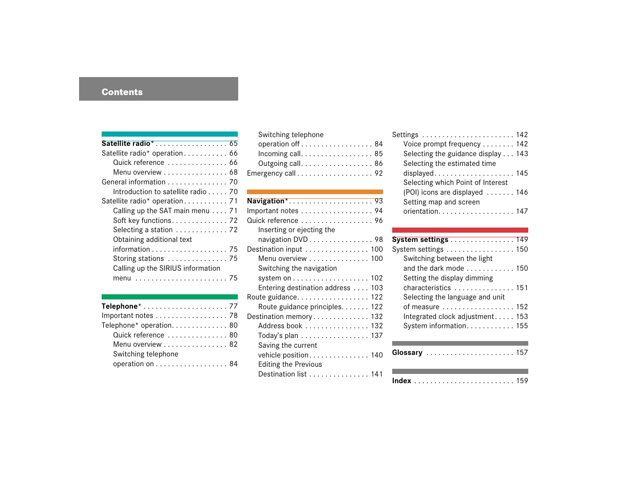 Mercedes-Benz M-Class 2005 COMAND Manual User Manual | Page 7 / 173