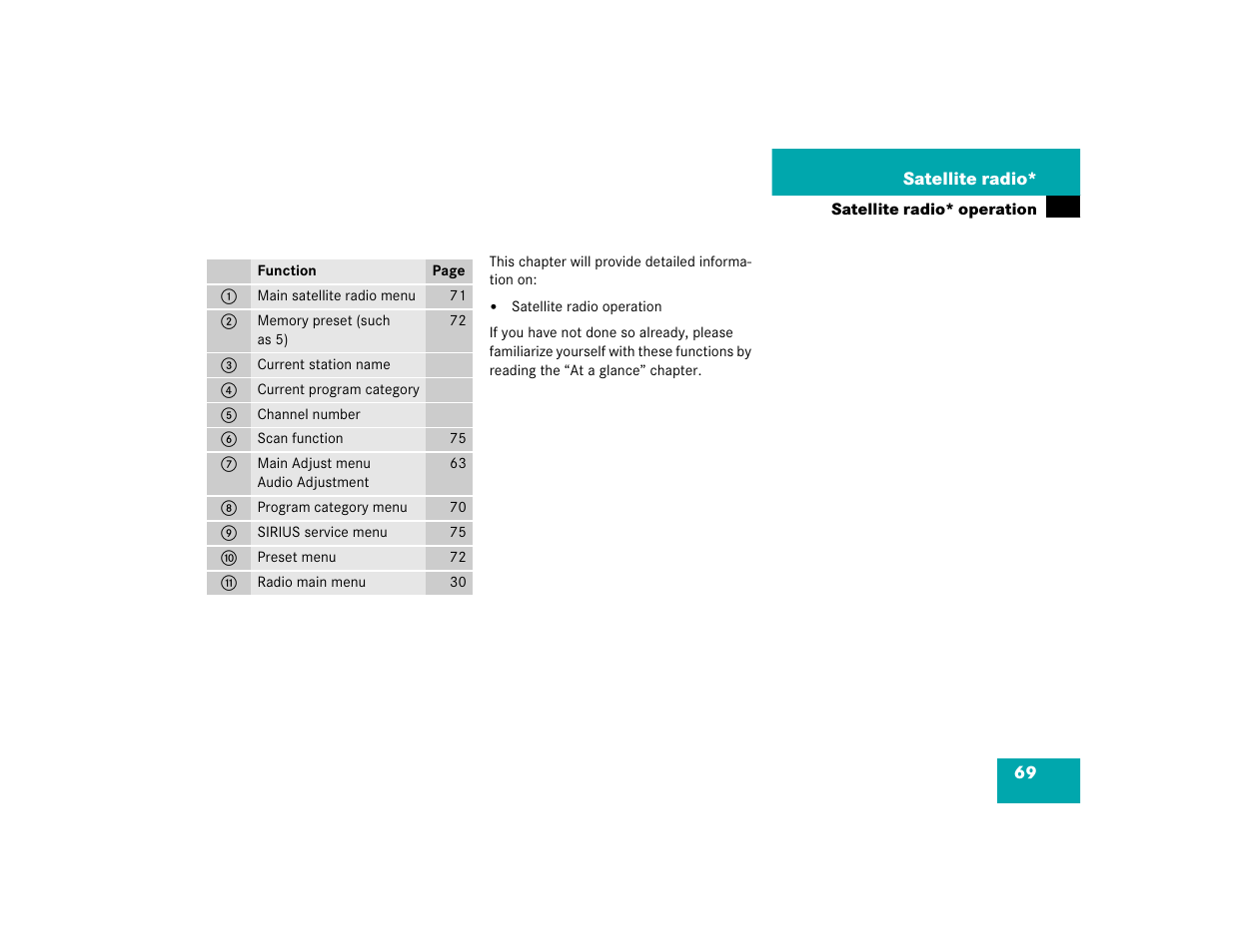Mercedes-Benz M-Class 2005 COMAND Manual User Manual | Page 72 / 173