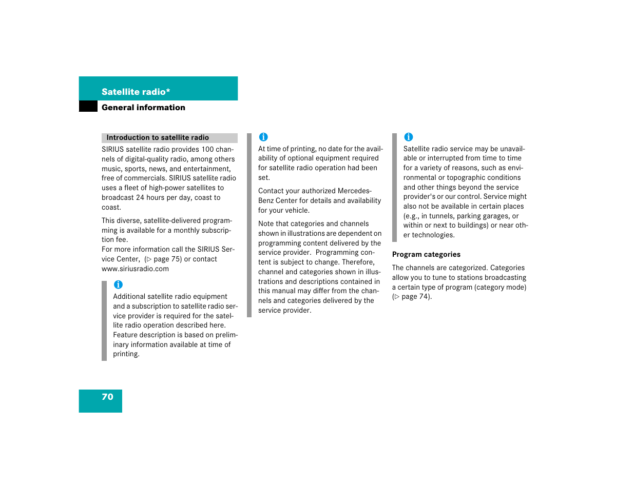 Mercedes-Benz M-Class 2005 COMAND Manual User Manual | Page 73 / 173