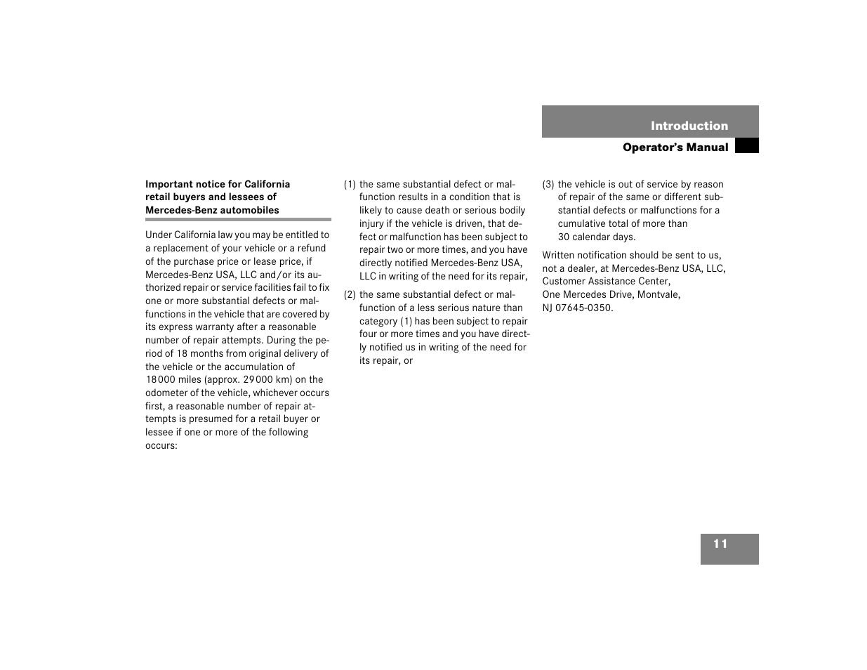Mercedes-Benz SLK-Class 2005 Owners Manual User Manual | Page 11 / 464