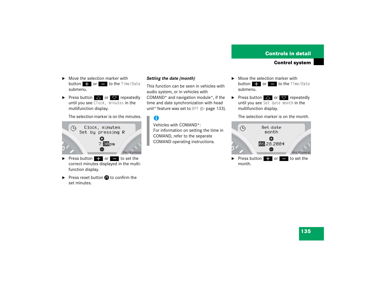 Mercedes-Benz SLK-Class 2005 Owners Manual User Manual | Page 135 / 464