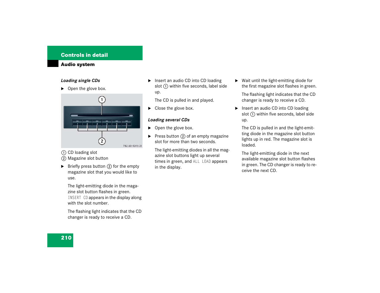 Mercedes-Benz SLK-Class 2005 Owners Manual User Manual | Page 210 / 464