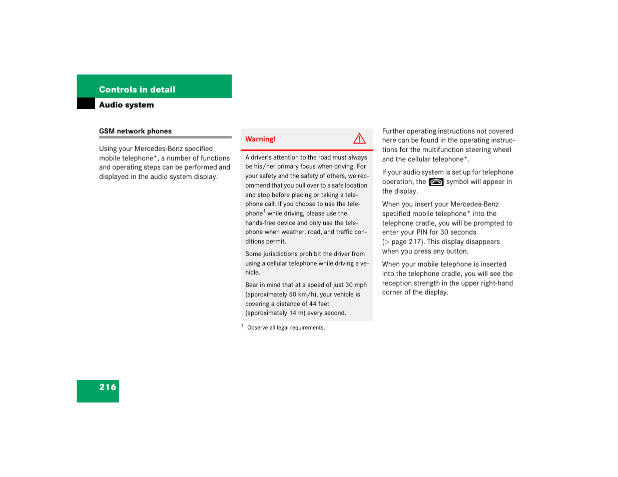 Mercedes-Benz SLK-Class 2005 Owners Manual User Manual | Page 216 / 464