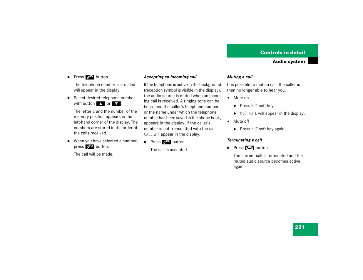 Mercedes-Benz SLK-Class 2005 Owners Manual User Manual | Page 221 / 464